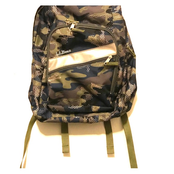 llbean camo backpack
